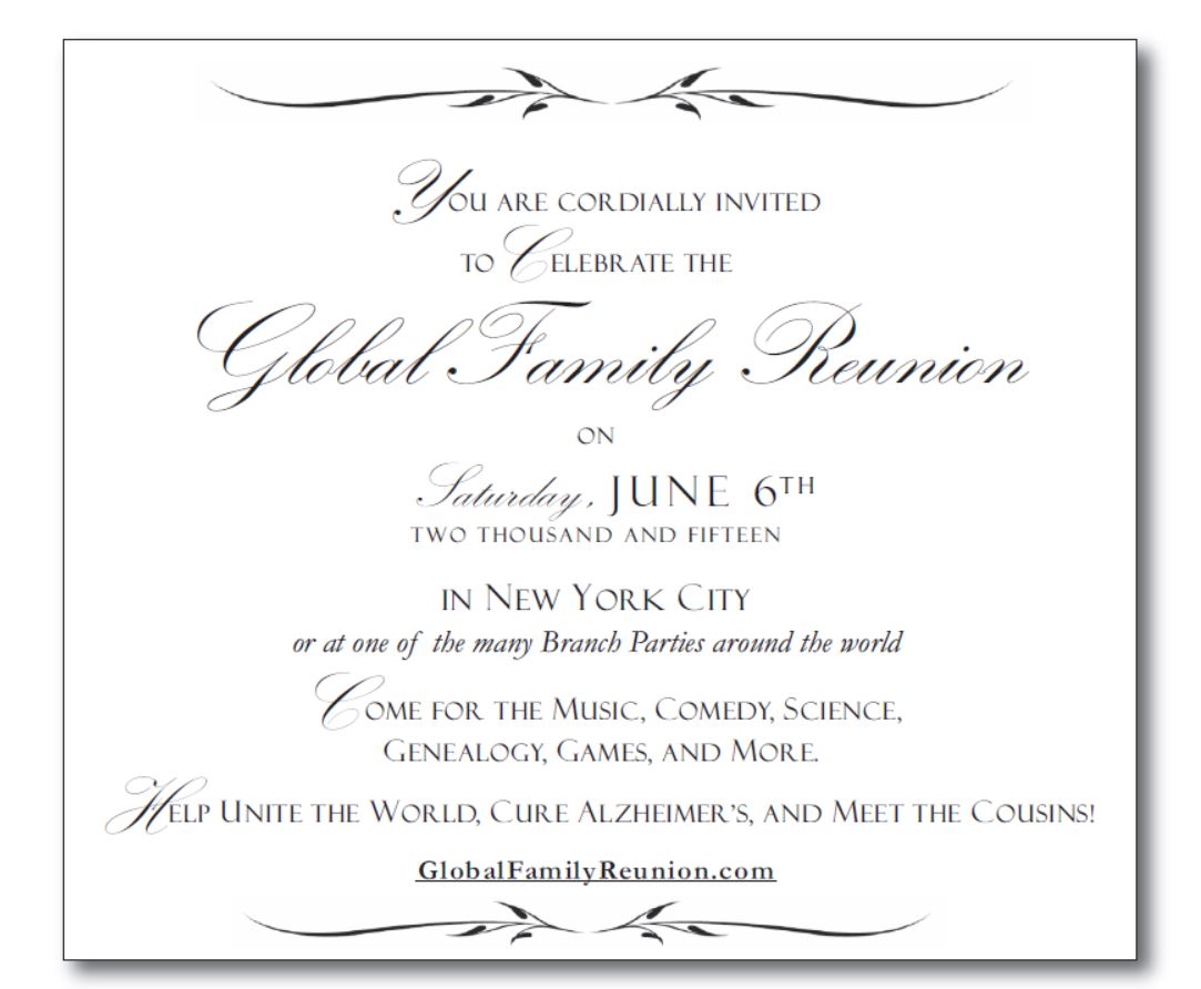 Graphics | Global Family Reunion